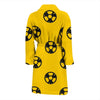 Radiation Pattern Print Men Long Robe-grizzshop