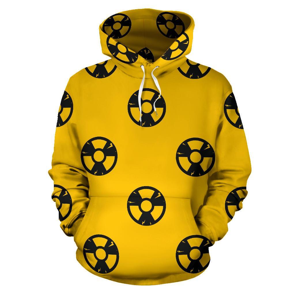 Radiation Pattern Print Men Women Pullover Hoodie-grizzshop