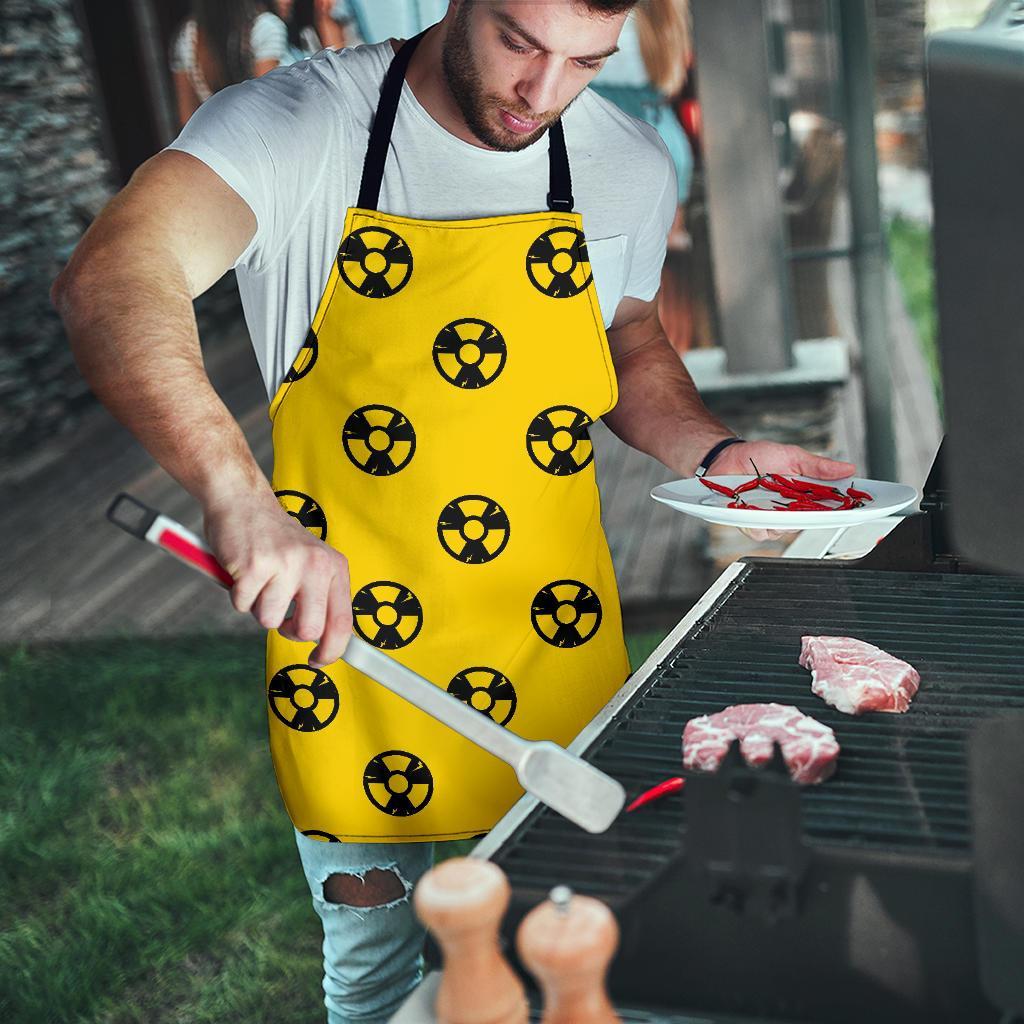 Radiation Pattern Print Men's Apron-grizzshop