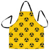 Radiation Pattern Print Men's Apron-grizzshop