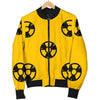 Radiation Pattern Print Men's Bomber Jacket-grizzshop