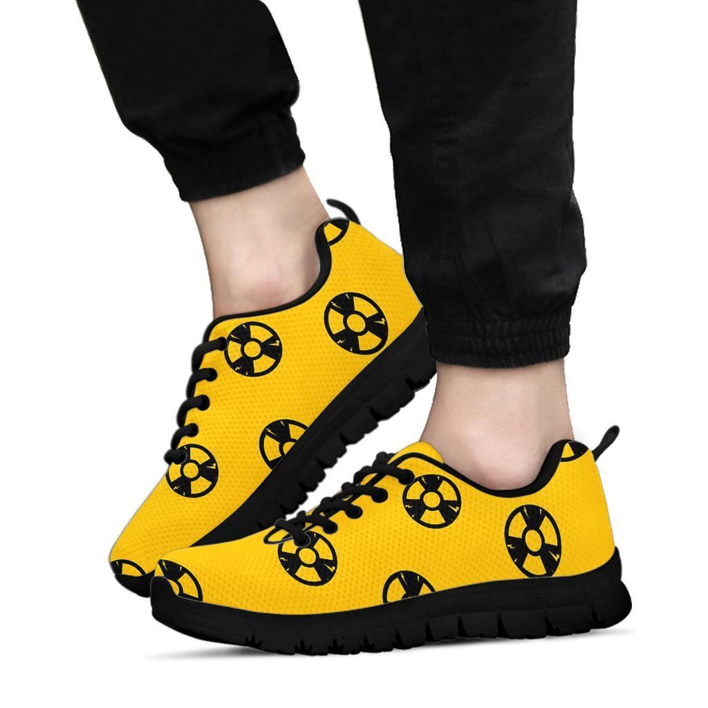 Radiation Pattern Print Sneaker Shoes For Men Women-grizzshop