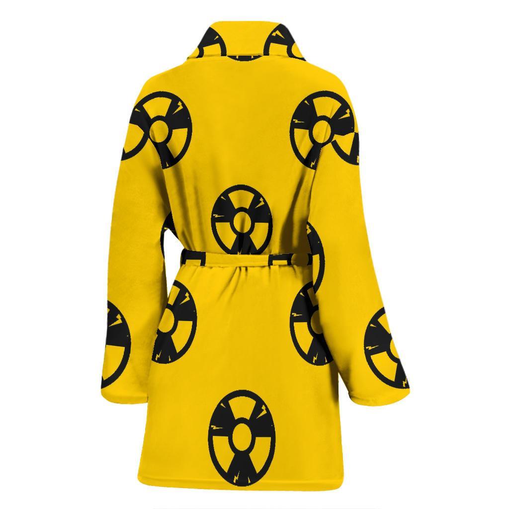 Radiation Pattern Print Women Long Robe-grizzshop