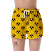 Radiation Pattern Print Women's Shorts-grizzshop