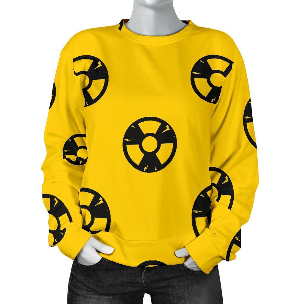 Radiation Pattern Print Women's Sweatshirt-grizzshop