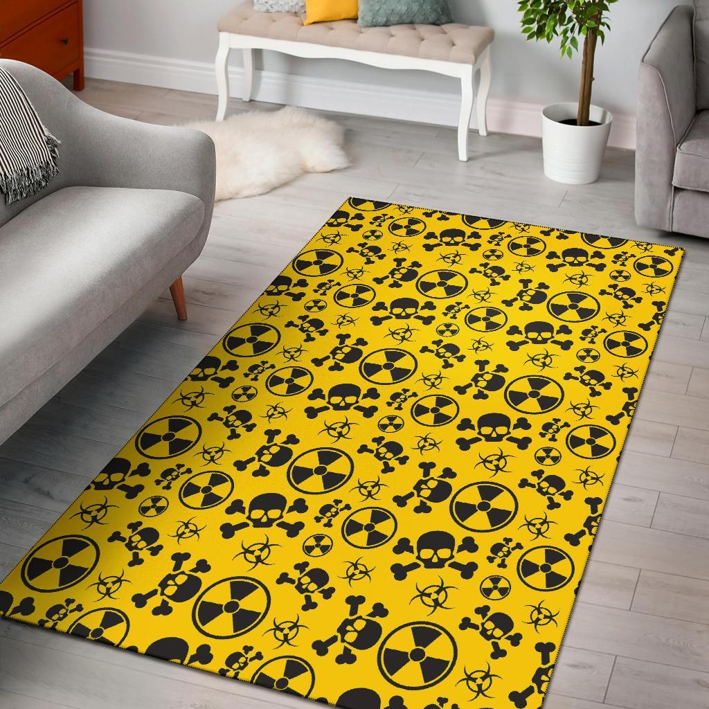 Radiation Print Pattern Floor Mat-grizzshop