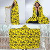 Radiation Print Pattern Hooded Blanket-grizzshop