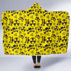 Radiation Print Pattern Hooded Blanket-grizzshop