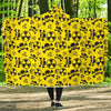 Radiation Print Pattern Hooded Blanket-grizzshop