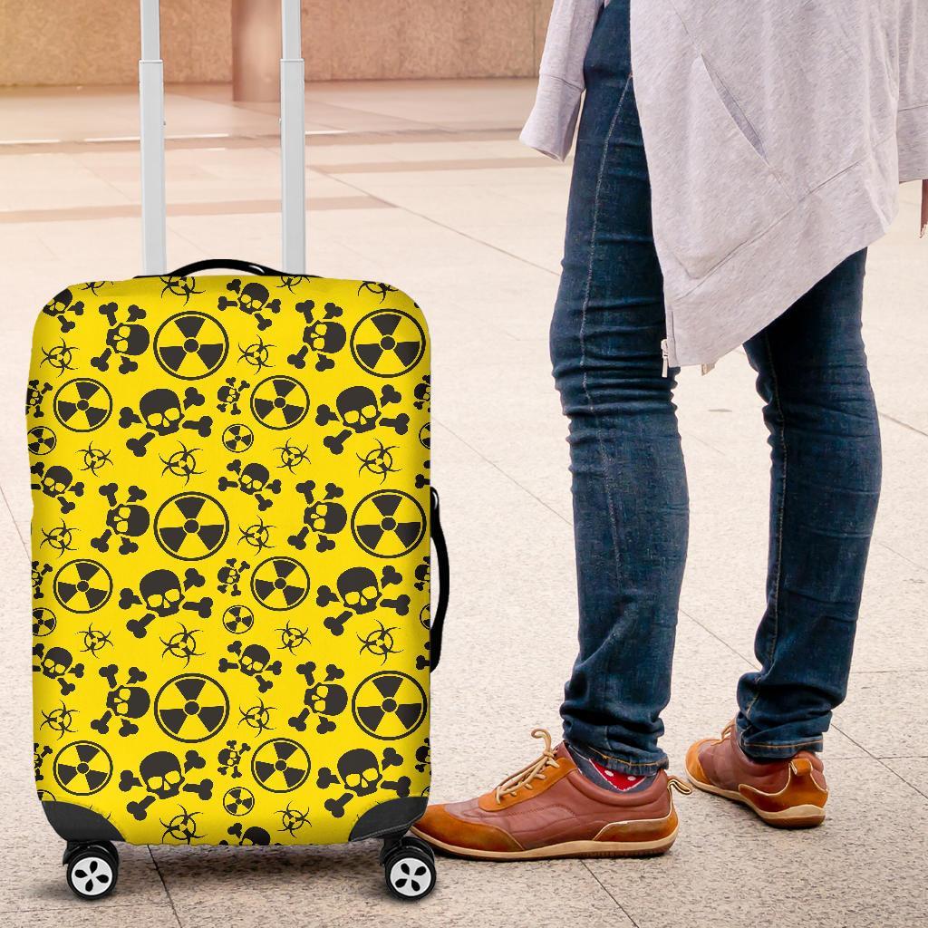 Radiation Print Pattern Luggage Cover Protector-grizzshop