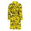 Radiation Print Pattern Men Long Robe-grizzshop