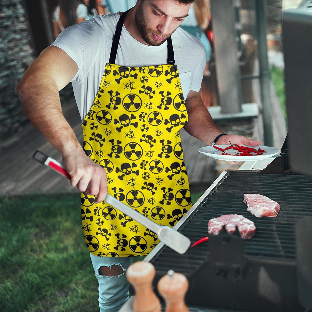 Radiation Print Pattern Men's Apron-grizzshop