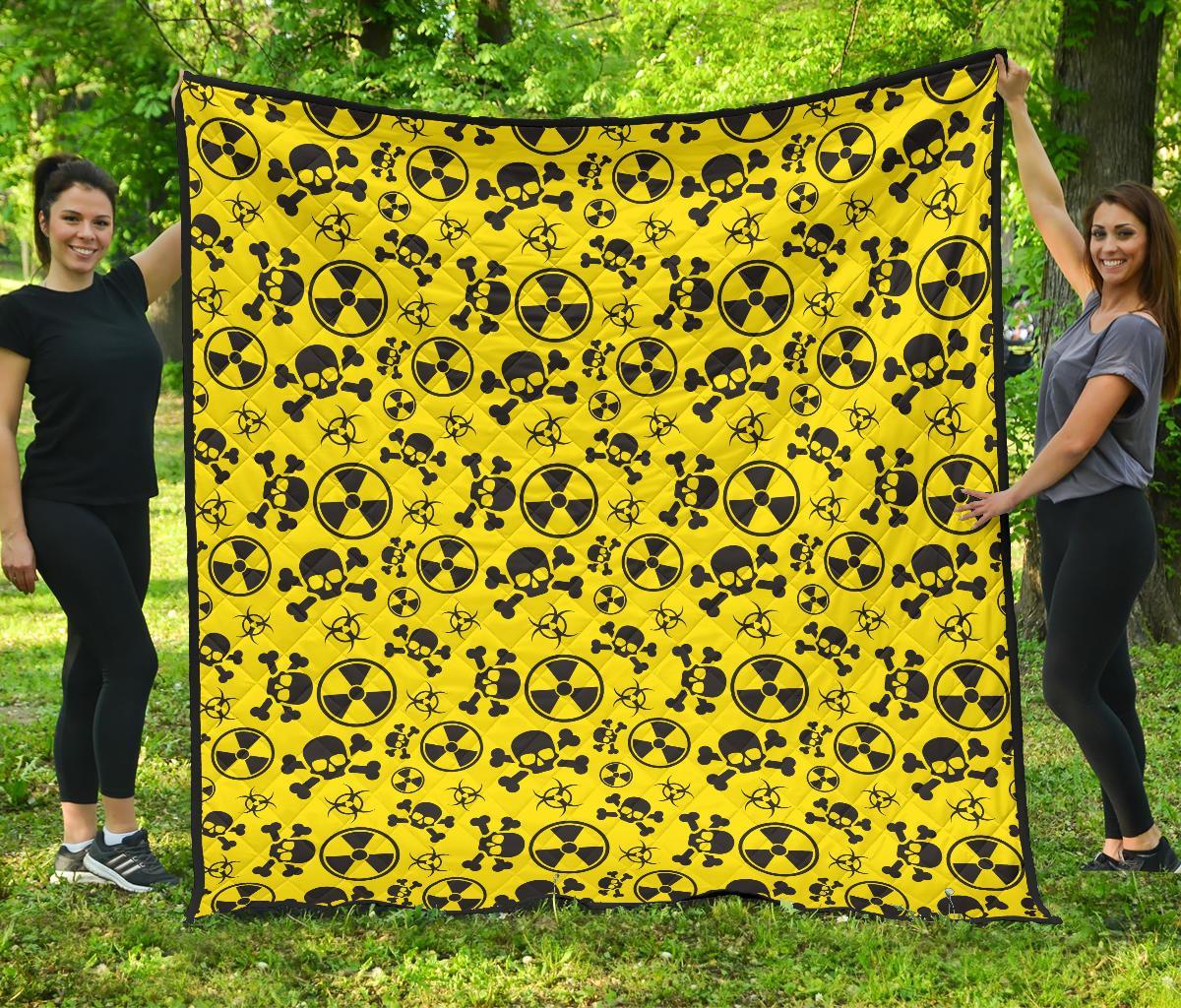 Radiation Print Pattern Quilt-grizzshop