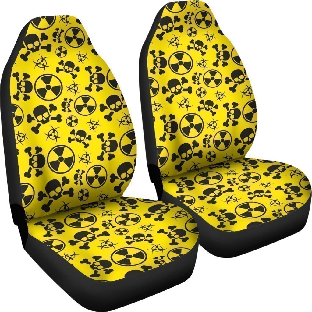 Radiation Print Pattern Universal Fit Car Seat Covers-grizzshop