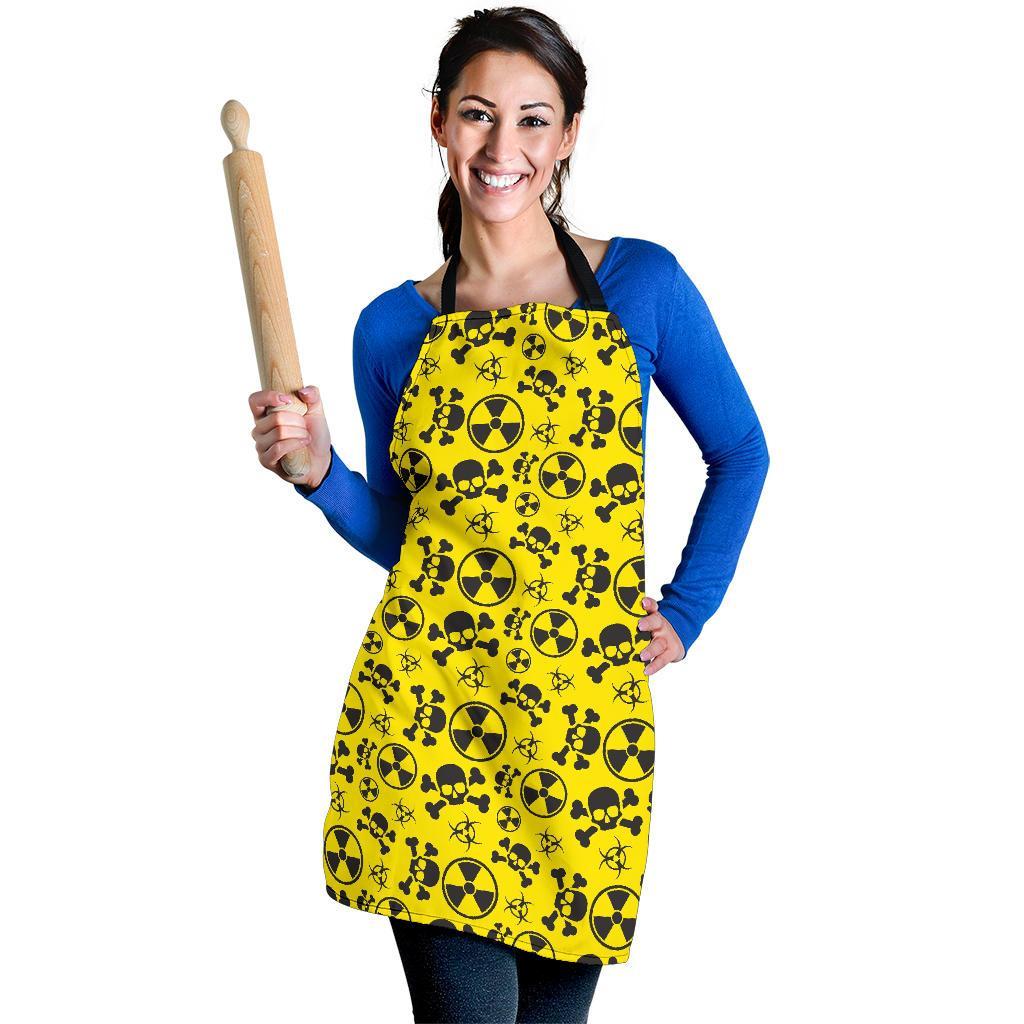 Radiation Print Pattern Women's Apron-grizzshop