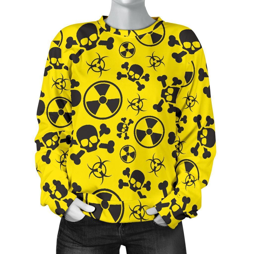 Radiation Print Pattern Women's Sweatshirt-grizzshop