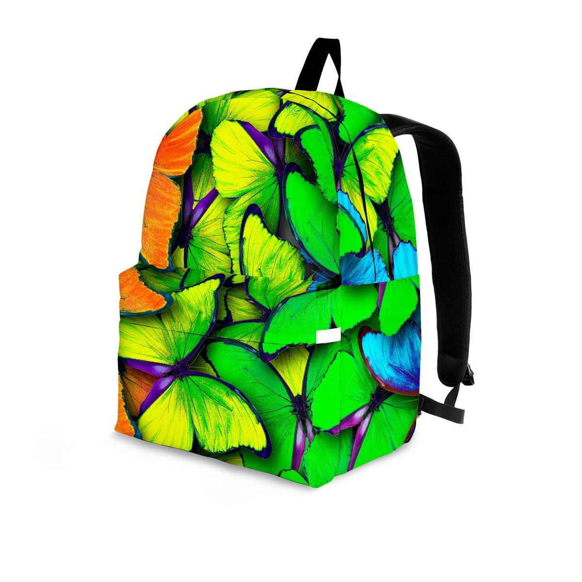 Rainbow Butterfly Print Backpack-grizzshop