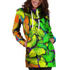 Rainbow Butterfly Print Hoodie Dress-grizzshop