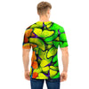 Rainbow Butterfly Print Men T Shirt-grizzshop