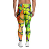 Rainbow Butterfly Print Men's Leggings-grizzshop