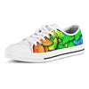 Rainbow Butterfly Print Men's Low Top Shoes-grizzshop