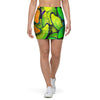 Rainbow Butterfly Print Mini Skirt-grizzshop