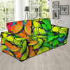 Rainbow Butterfly Print Sofa Cover-grizzshop