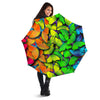 Rainbow Butterfly Print Umbrella-grizzshop