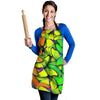 Rainbow Butterfly Print Women's Apron-grizzshop