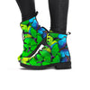 Rainbow Butterfly Print Women's Boots-grizzshop