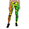 Rainbow Butterfly Print Women's Leggings-grizzshop