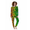 Rainbow Butterfly Print Women's Pajamas-grizzshop