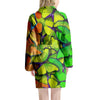 Rainbow Butterfly Print Women's Robe-grizzshop