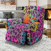 Rainbow Cheetah Leopard Pattern Print Recliner Cover-grizzshop