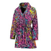 Rainbow Cheetah Leopard Pattern Print Women Long Robe-grizzshop