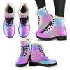 Rainbow Colorful Pattern Print Comfy Winter Boots-grizzshop