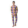 Rainbow Cow Print Pattern Men's Pajamas-grizzshop