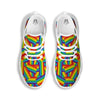 Rainbow Flag LGBT Pride Pattern White Running Shoes-grizzshop