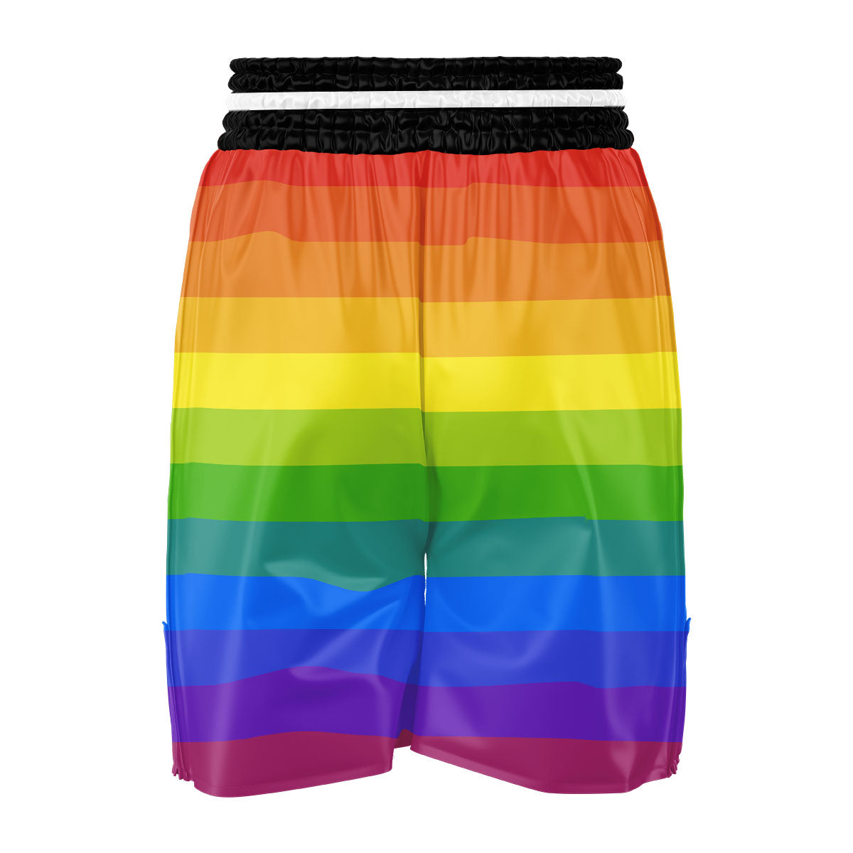 Rainbow Flag LGBT Pride Print Boxing Shorts-grizzshop