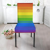 Rainbow Flag LGBT Pride Print Dining Chair Slipcover-grizzshop
