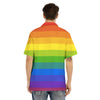 Rainbow Flag LGBT Pride Print Men's Hawaiian Shirt-grizzshop