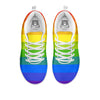 Rainbow Flag LGBT Pride Print White Sneaker-grizzshop