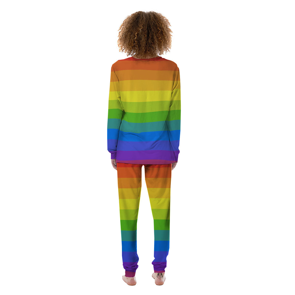 Rainbow Flag LGBT Pride Print Women's Pajamas-grizzshop