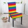 Rainbow Flag Lgbt Patterm Print Chair Cover-grizzshop