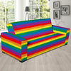 Rainbow Flag Lgbt Patterm Print Sofa Covers-grizzshop