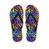 Rainbow Geometric Abstract Men's Flip Flops-grizzshop