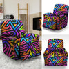 Rainbow Geometric Abstract Recliner Cover-grizzshop