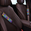 Rainbow Geometric Abstract Seat Belt Cover-grizzshop