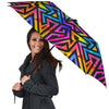 Rainbow Geometric Abstract Umbrella-grizzshop