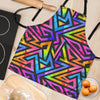 Rainbow Geometric Abstract Women's Apron-grizzshop